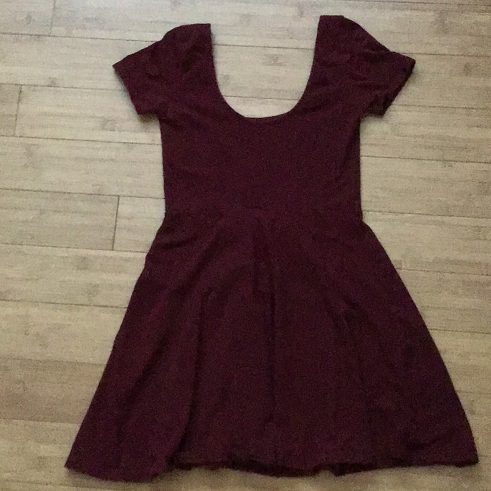Burgundy Forever 21 Mini Dress Size S